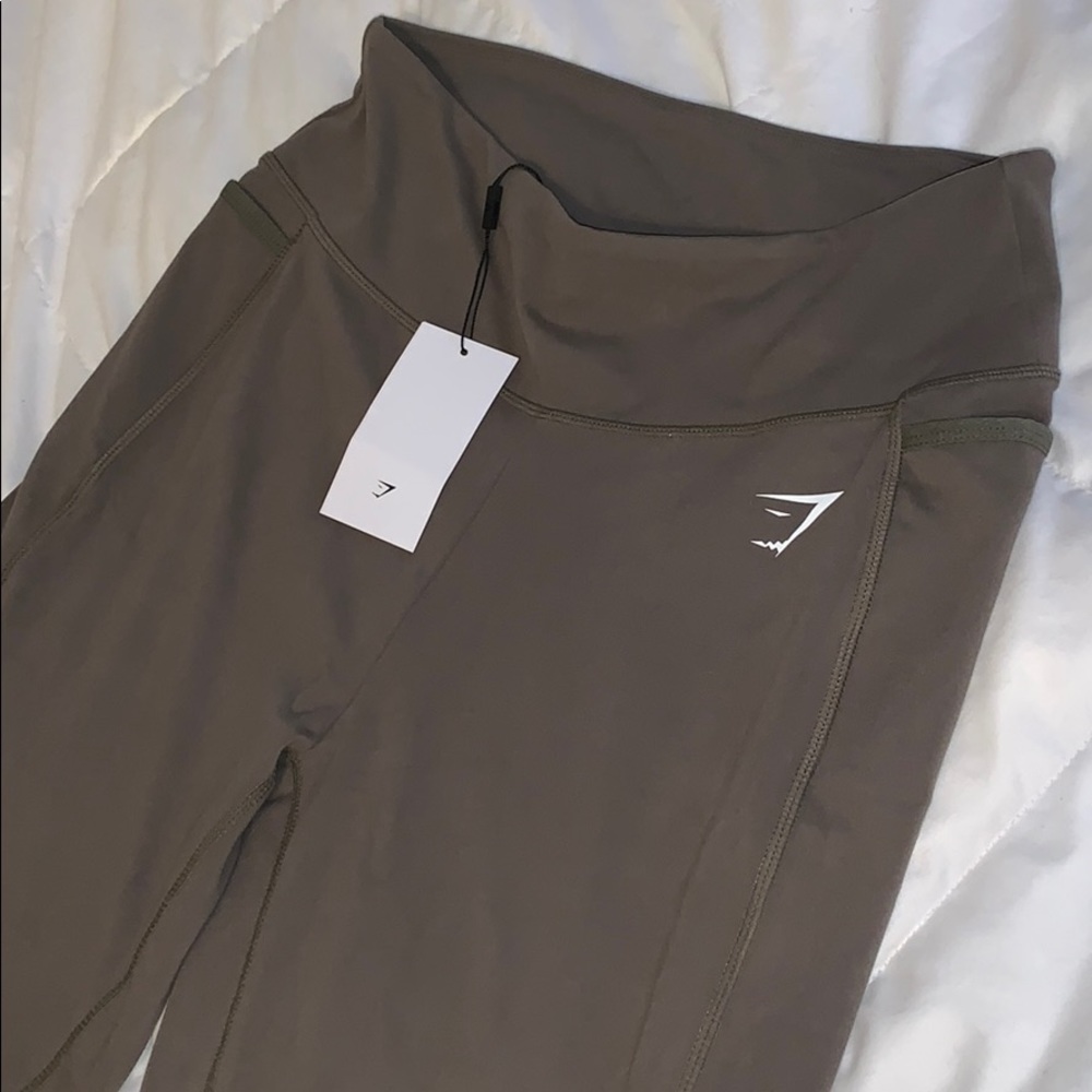 Gym Shark Leggings XL Olive